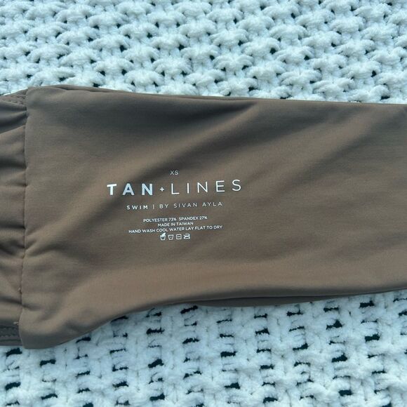 TAN+LINES SWIM By Sivan Ayla Women Bikini Swim Set S /XS - Picture 6 of 9